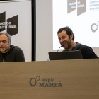 Josep Thió i Jaume Pla al Sóc Autor de Girona